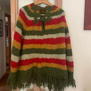 Fringed cape